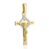 Złoty krzyżyk z Jezusem benedyktyński próby 585